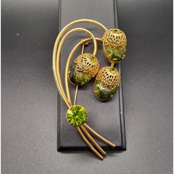 Sarah Coventry Touch of Elegance Brooch Set 1970 D&E Design - Picture 10 of 10